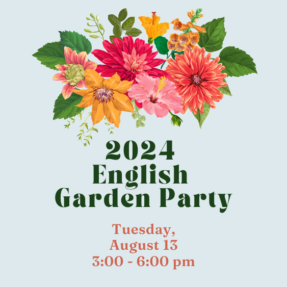 Join us for this year's Garden Party!